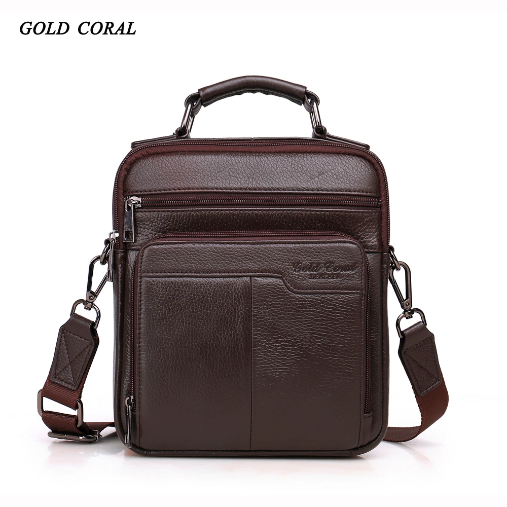 Men/'s Leather Messenger Bags Briefcase Shoulder Bag Crossbody Tote Handbag