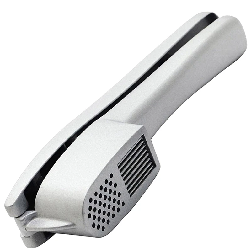 New Garlic Press Mincer and Slicer 2 in 1 Kitchen Gadget Aluminium