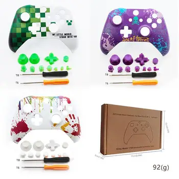 

HobbyLane Controller ABS Protective Hard Case Cover Shell for Xbox One S Controller with Thumbsticks Stick Cap and buttons d20