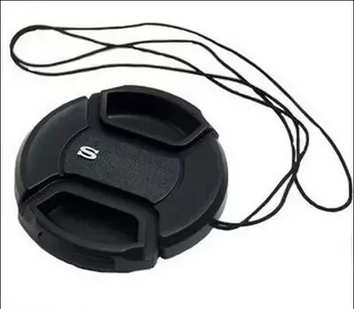 

10pcs/lot 40.5mm 49mm 55mm center pinch Snap-on cap cover LOGO for Sony camera Lens