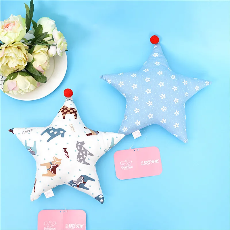 

Star Decorative Cushion for Sofa Chair Back Seat Pillow Kids Room Decor Pacify Cushions Cute Mini Korean Stuffed Plush Toy