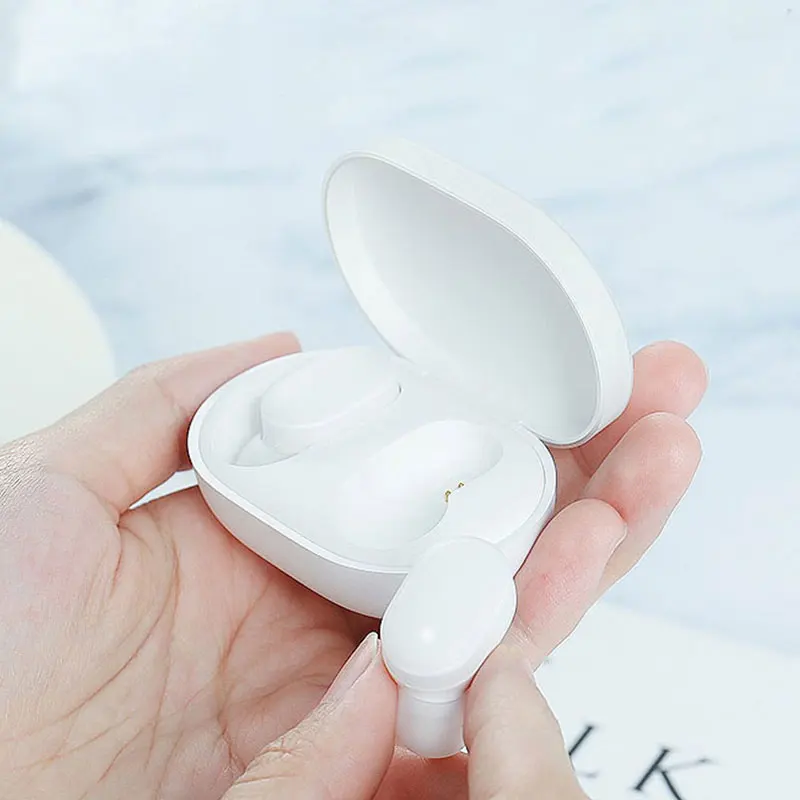Наушники Xiaomi Mi AirDots с микрофоном стерео гарнитура TWS беспроводная передачей басов