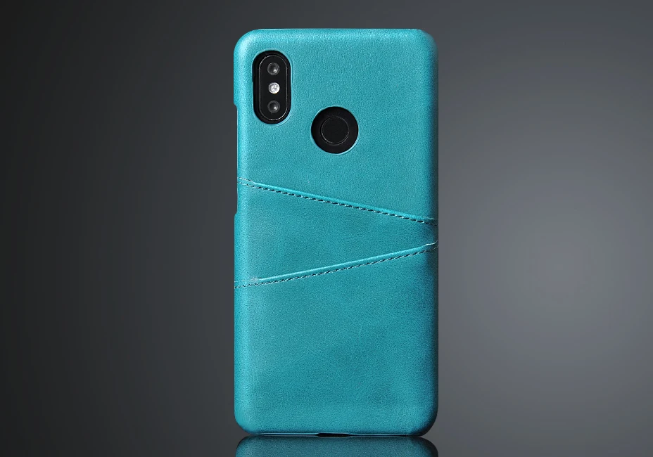 Green Кожаный чехол для Xiaomi mi A2 8 lite mi 9 SE mi макс 3 mi x Red mi Примечание iPhone 7 6 Plus 5 iPad Pro 4X Red mi 6A 6 pro 7 S2 F1 держатель для карт бумажник чехол - Color: Green