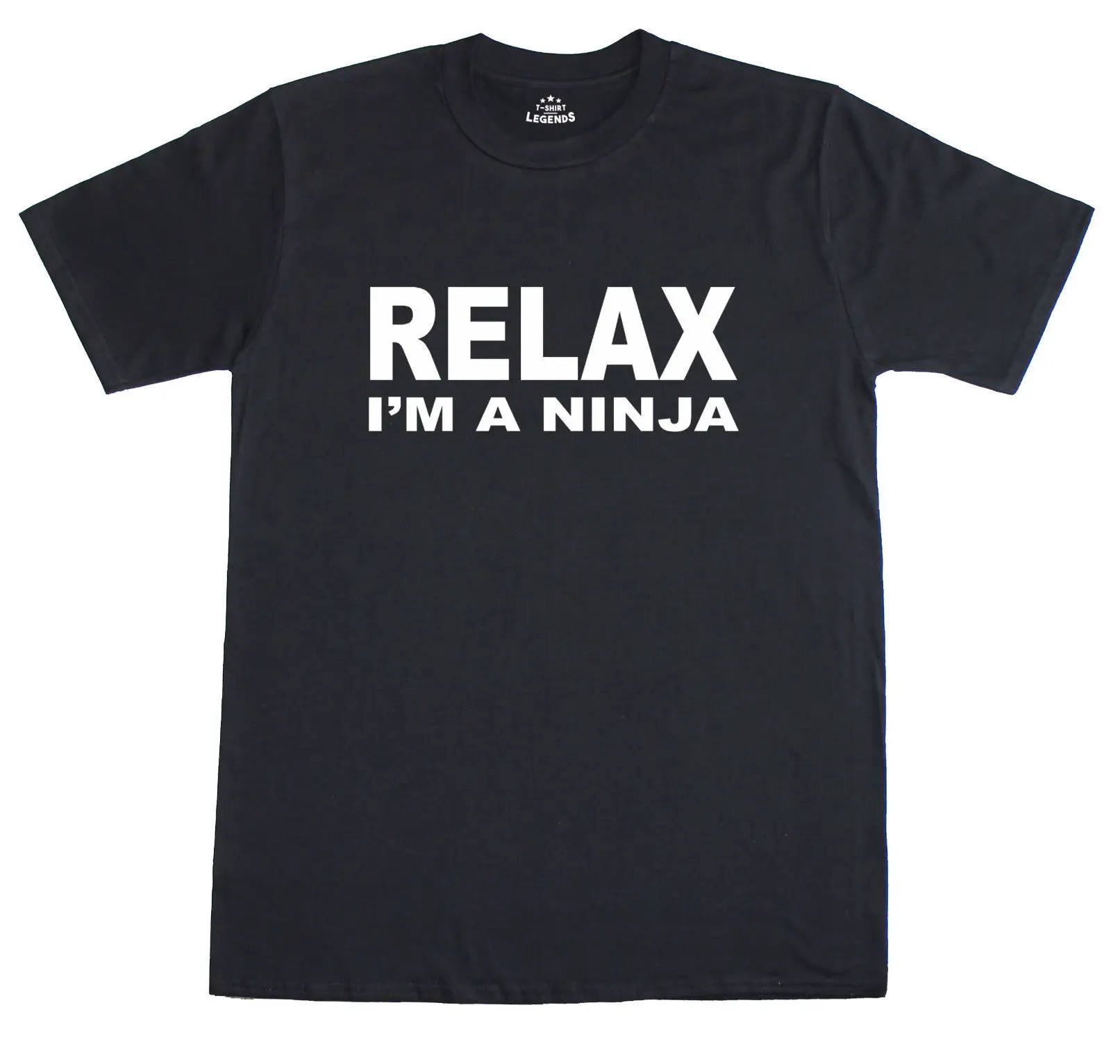 

Relax I'm A Ninja Funny funny Mens Loose Fit Cotton T-Shirt