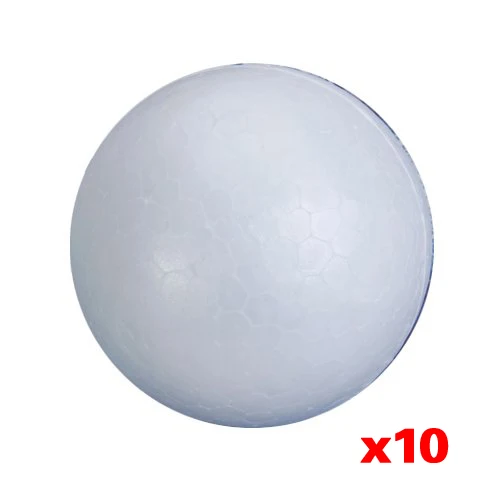 

10pcs 8cm White Modelling Craft Polystyrene Foam Balls Spheres