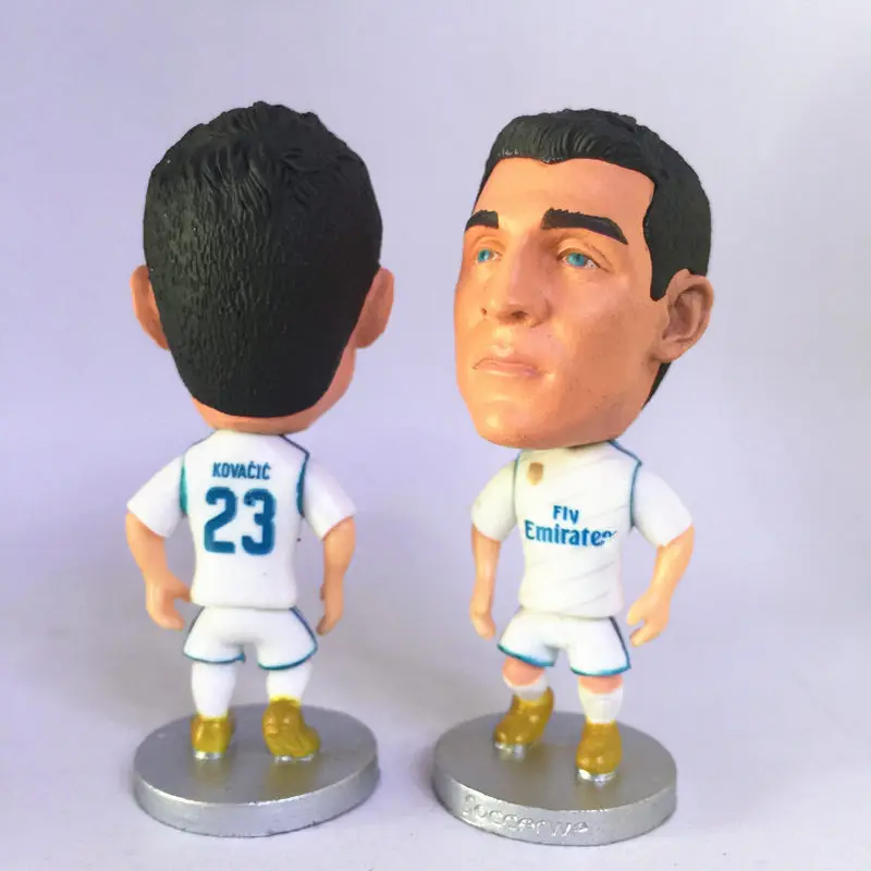 

Soccerwe Cartoon League Soccer Star Dolls RM# 23# Mateo Kovacic Figurines White Collections