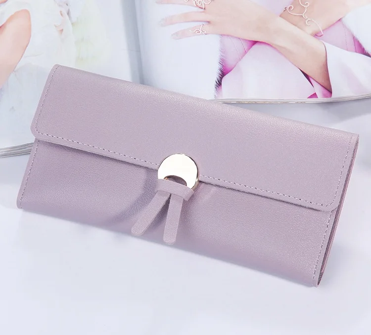 MJ Women’s Wallets Women Fashion Leather Wallet Leisure Clutch Ladies Bag Long Purses Card Holder Wallet Money Bag (11)