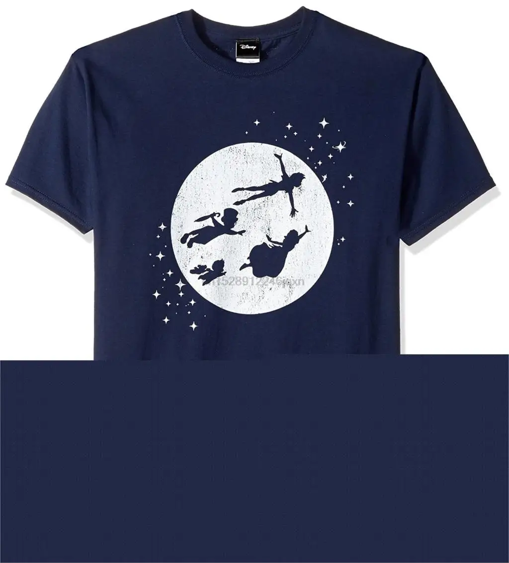 

2019 Men&#39S Peter Pan Tinkerbell Second Star To Right Graphic T Shirt