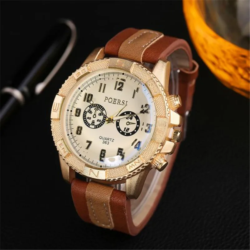 Mens watches top brand luxury Analog Quartz watch bands strap Sport Wrist Dress Watch Casual Wristwatch relojes hombre M16 (4)