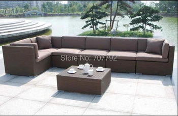 

New design outdoor sectional corner furniture rattan sofa set