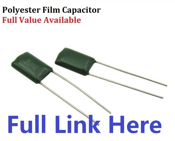 2A822J Film Polyester Condensateurs 2 A 8.2nF/822 100 V #E104
