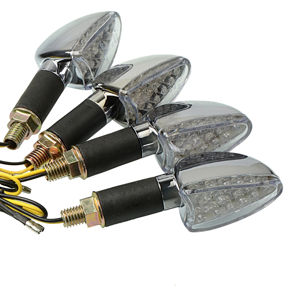 

2019 New Motorcycle Turn Signal Lights Bendable Flashing Motorbike Indicator Blinker Moto Tail Lights Signal Lamp
