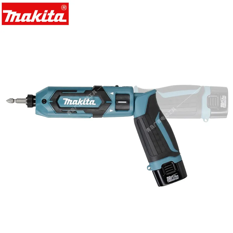 Makita TD022DSE зарядная ударная отвертка, электрическая отвертка, литиевая мини-батарея Складная дрель