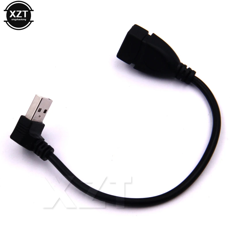 1 шт. угловой Удлинительный кабель USB 2 0 типа Папа мама 90 разъем адаптер высокое