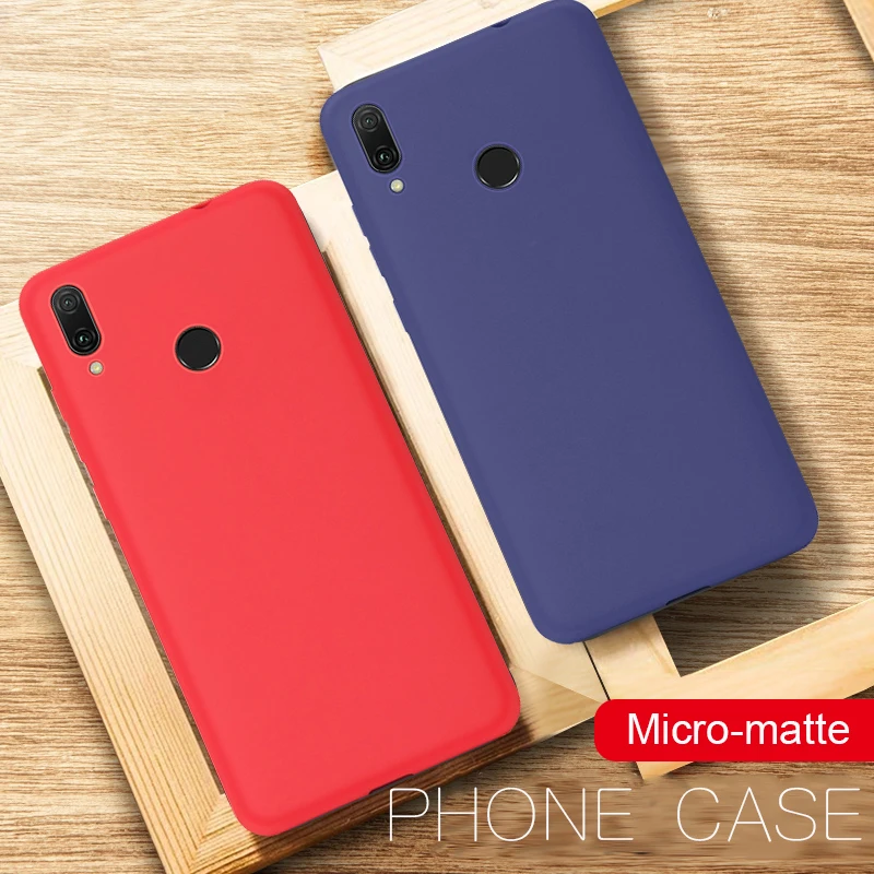 

Candy Color Matte Case For Huawei P Smart 2019 Y9 Y7 Prime 2018 P8 Lite 2017 P9 Lite 2016 Silicone Phone Cover Protective Case
