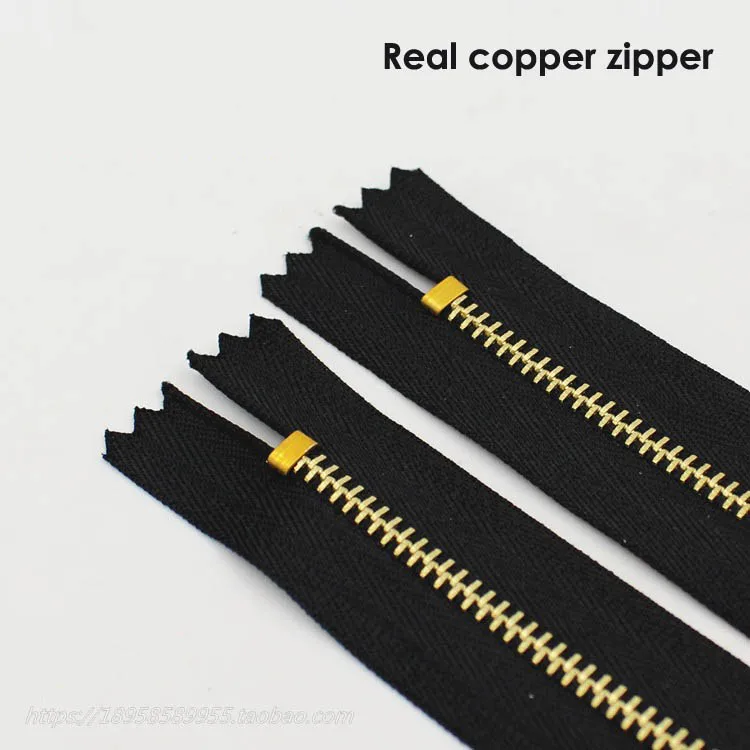 copper metal zipper 6