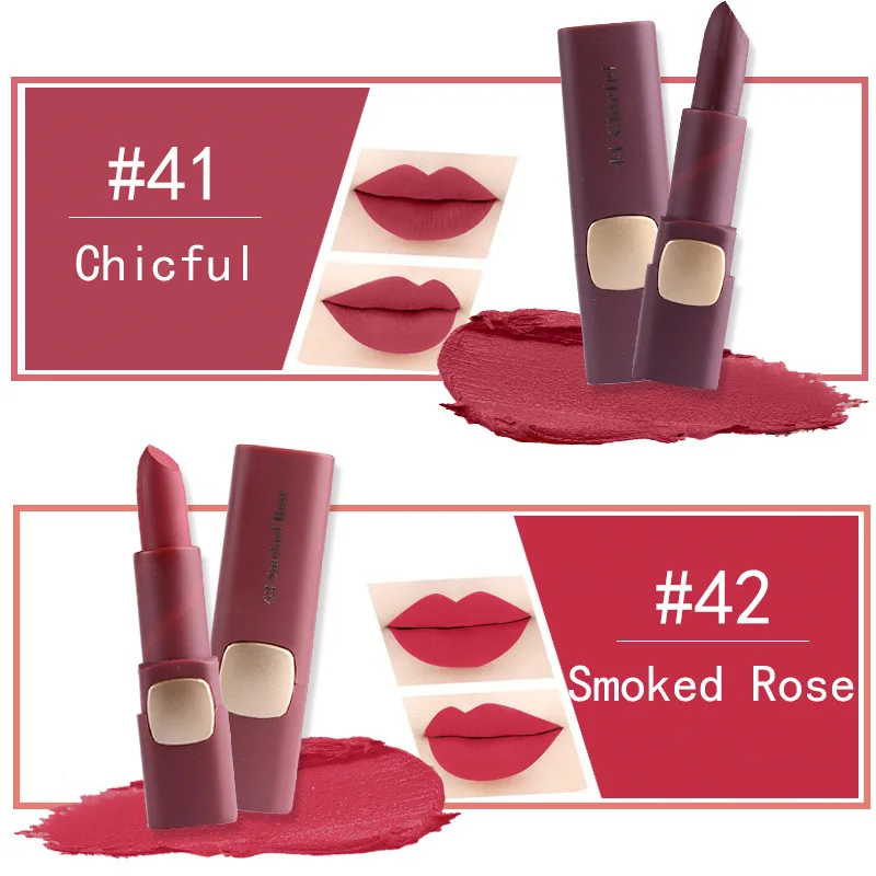 Nude Miss Rose Matte Lipstick Long Lasting Kyliejenner Lipstick Cosmetics Mate Lipstick Waterproof Lipsticks For Women Tint