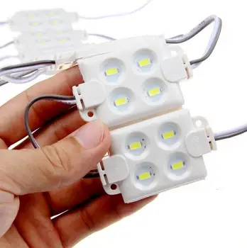 Kopen 4 LED SMD 5630 Module licht ABS Plastic IP65 Waterdichte Led strip module DC12V hoge brightnes kanaal brief