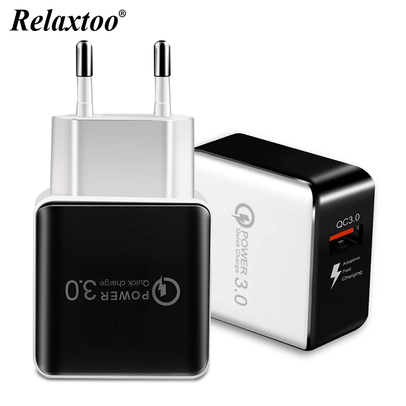 

5V 3A USB QC 3.0 Mobile Phone Charger Universal Wall Plug Quick Charge EU US Adapter for iPhone Android Type-C usb Fast Charger