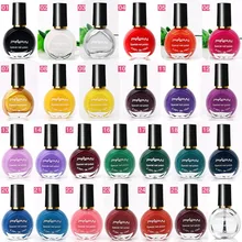 Горячая 26 цветов полировочное масло для ногтей штамповка 10 мл стемпинг ногтей покрытие печать штамп выделенный аутентичный стикер дизайн ногтей