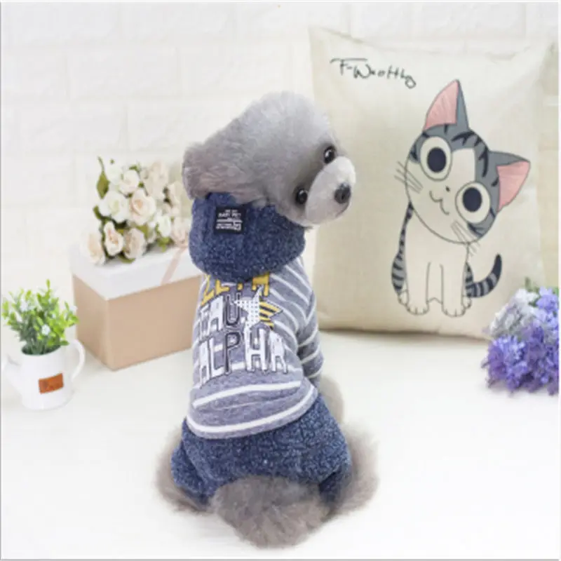 

Cute Dog Clothes Pet Costume Cotton Cartoon Coat Cat Pet Clothing for Small Dogs Puppy Hooded Jacket Chihuahua