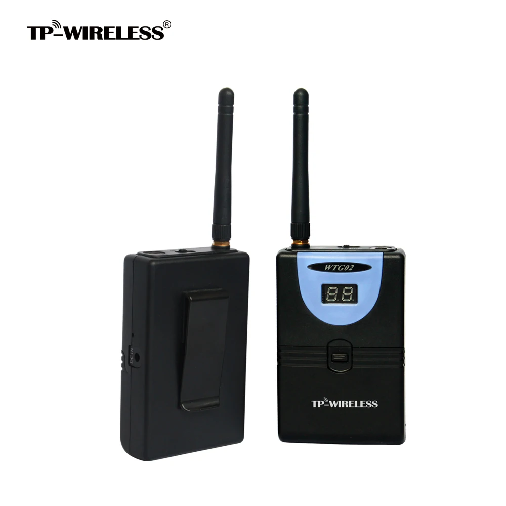 

TP-WIRELESS 2.4GHz Wireless Audio Transceiver Digital Music Transmitter and Receiver 1 Transmitter N receivers 64k@16bits