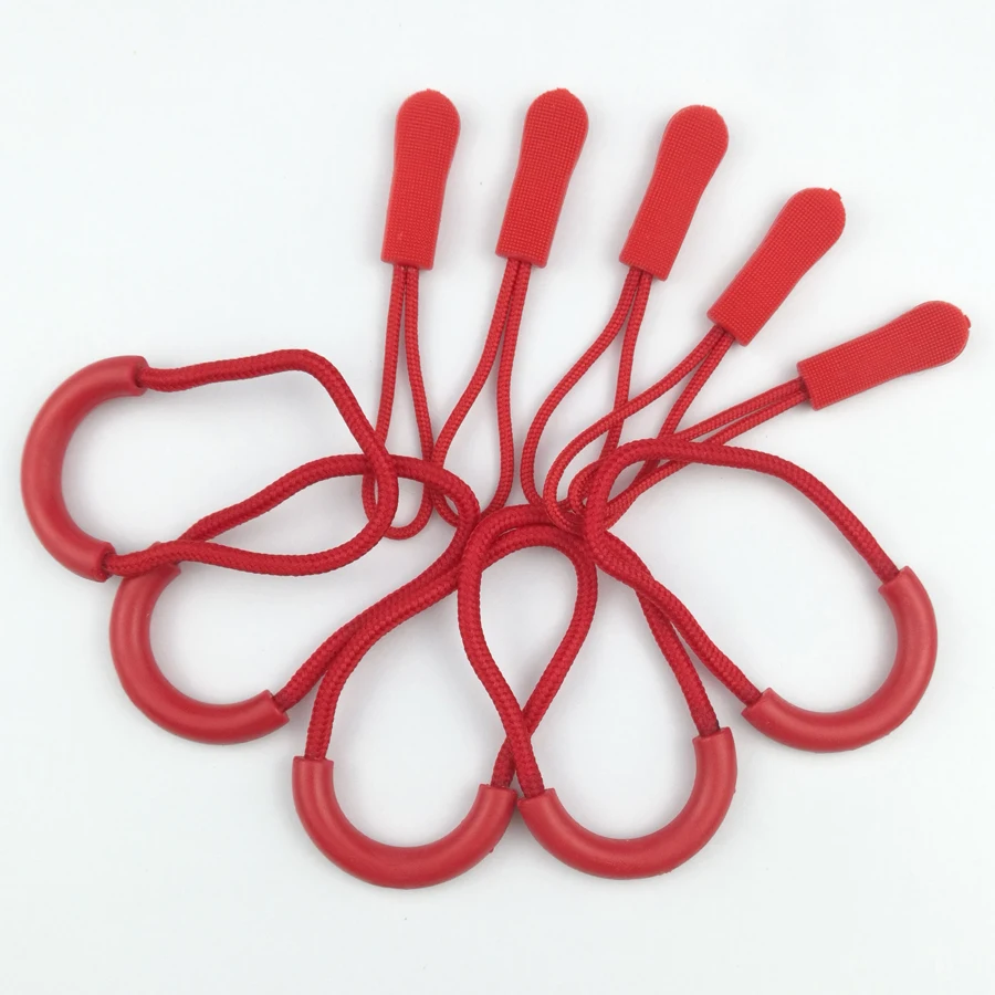 10pcs PVC zipper slider suitcase zipper slip rope puller detachable