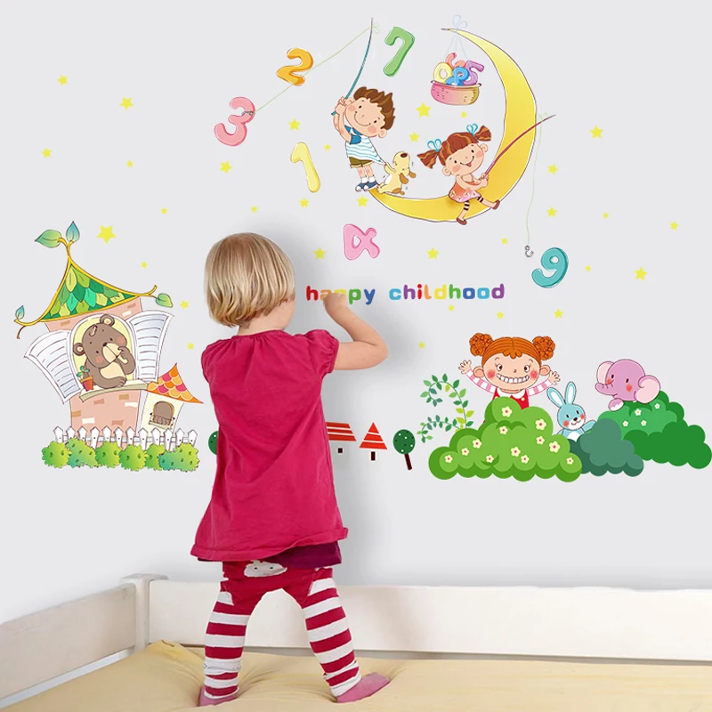 

SK7022 Wonderful Sea World Whale Wall Art Window Bathroom Decoration Wall Stickers for Kids Room
