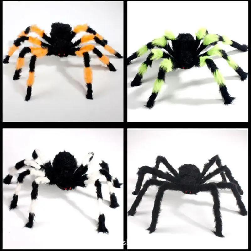 halloween decoration spider haunted house prop random ship black colorful 305075cm indoor outdoor decor props wholesale - Spider Halloween Decorations halloween decoration spider haunted house prop random ship black colorful 305075cm indoor outdoor decor props wholesale - Spider Halloween Decorations
