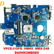 Оригинальная материнская плата для ноутбука SONY VPCEJ15FG HM65 MBX-248 DA0HK2MB6E0 протестированная хорошая