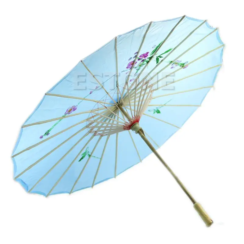 Японский китайский зонтик Арт Деко окрашенные Зонты - Цвет: BL