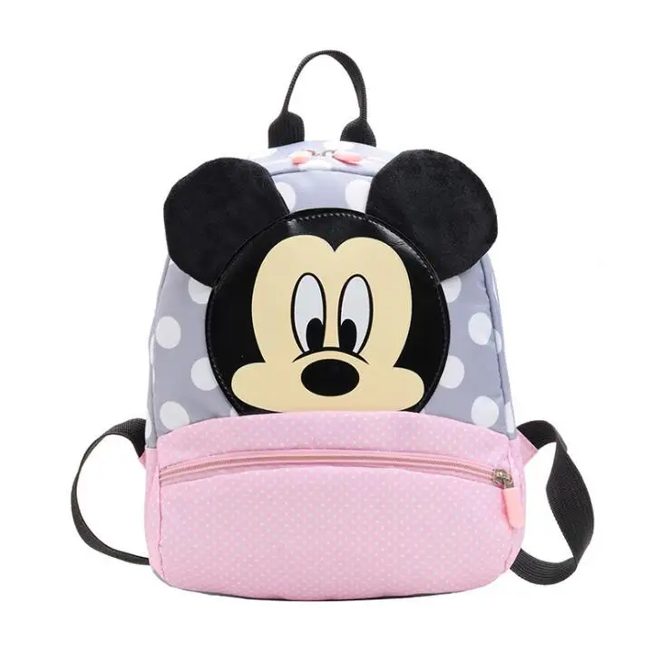 Mickey&Minnie Children Backpacks kindergarten Schoolbag Kids Backpack Children School Bags Baby Girls Boys Backpacks - Цвет: photo color