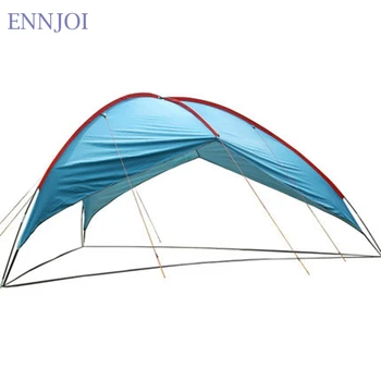 

480*480*480*210cm Ultralight Sunshelter Anti-UV Waterproof Sun Shelter Super Large Beach Tent 210T Polyester Cloth Camping Tent