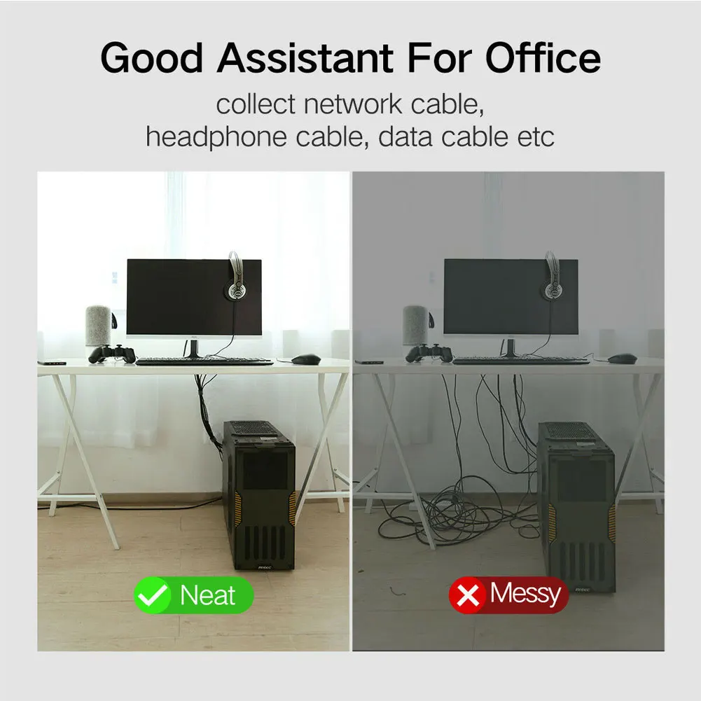 TOPK Klettband Гурт кабельбиндер Verschluss Selbstklebende Role wrap Wire Clip