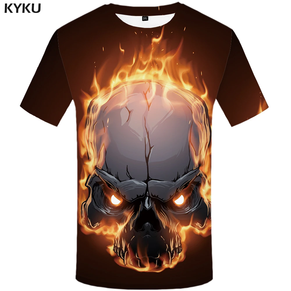 KYKU бренд гриб футболка для мужчин Красочные печатных Harajuku прохладный море забавная футболка s аниме одежда Хип Хоп Уличная