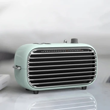 The latest xiaomi mijia LOFREE Bluetooth speaker fashion retro lightweight portable FM radio Blueto