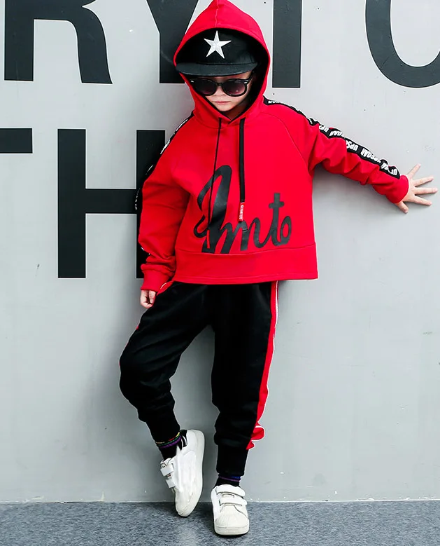 Anos das Crianças Comprida com Capuz Hoodies plus Sweatpants para 6 8 10 12 14 Define Meninos Outono Moda Manga Haren Vetement Garcon Outfits 3 conjuntos das crianças outono meninos moda manga