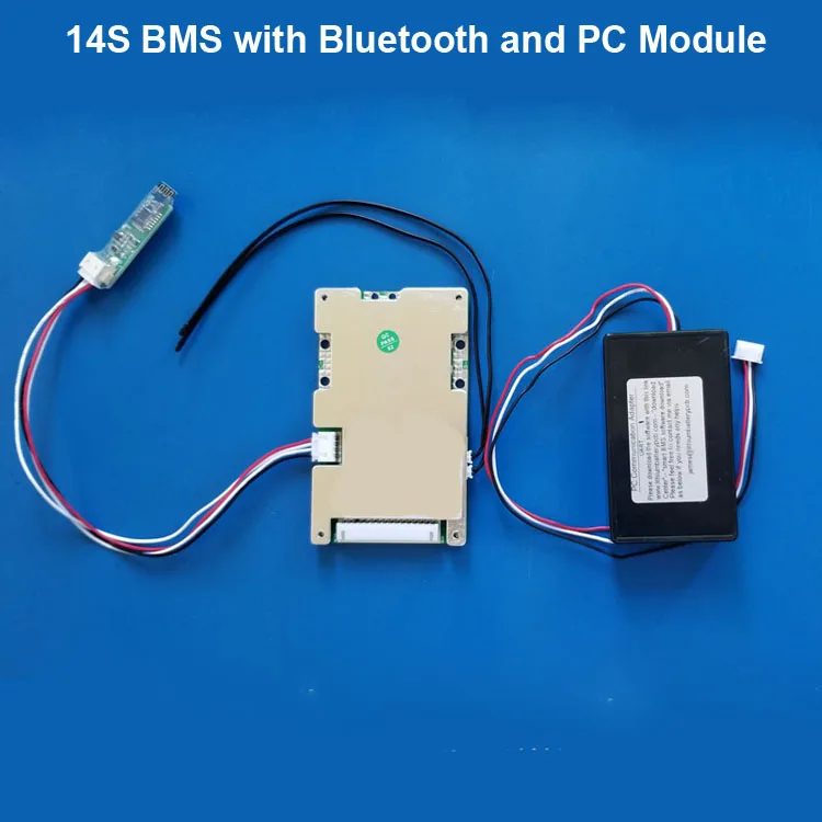 14S 58,8 V литий-ионный смарт Bluetooth BMS с программным управлением приложения для электрического скутера велосипеда батареи lipo с 20А до 60A