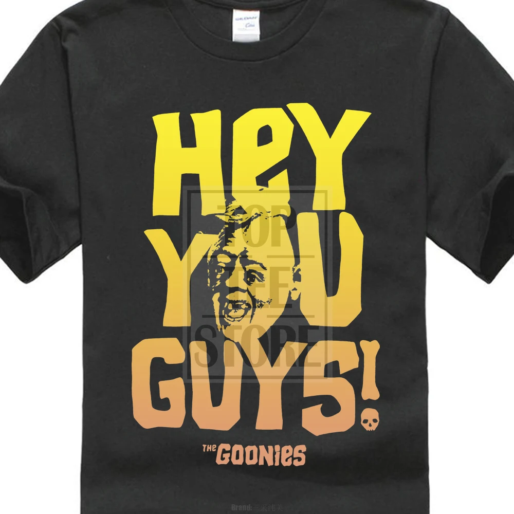 

Official The Goonies Sloth Hey You Guys Distressed Retro T Shirt 80S Movie