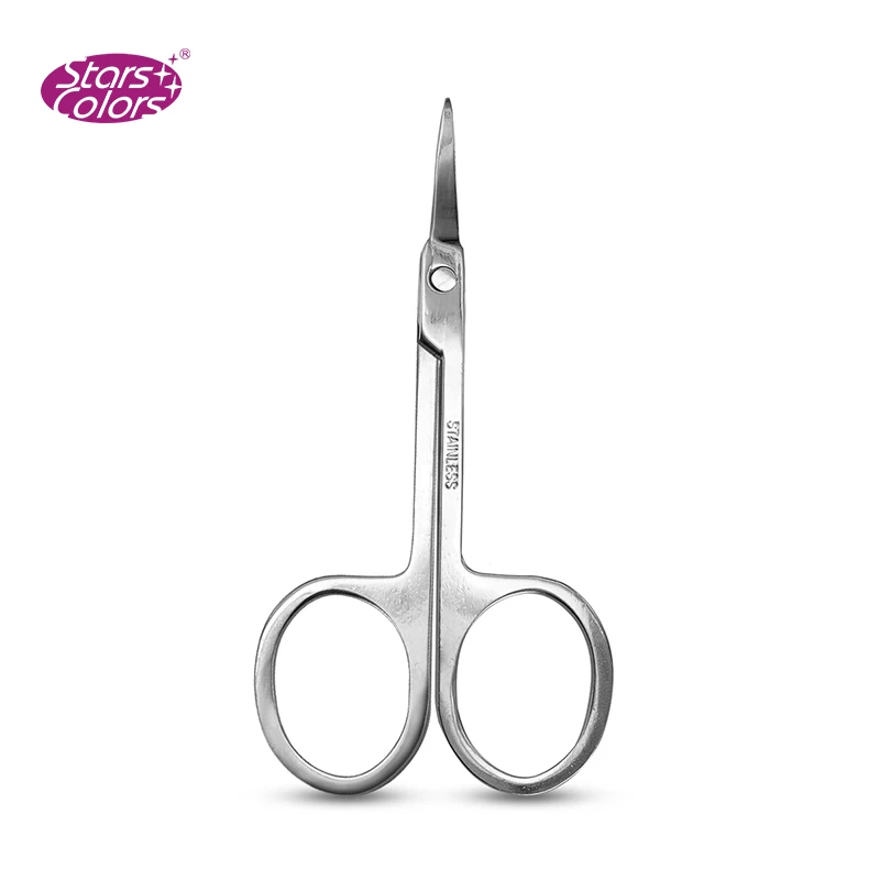 Eyebrow Scissors Silver Makeup Scissor Tool Stainless Steel Eyelashes Eyebrow Tool Grafting Specialty Beauty Make Up