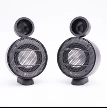 12V 300W Audio del coche modificado 3,5 pulgadas de rango medio altavoces Set altavoz de rango medio soporte Tweeter Base altavoz bocina de alta calidad
