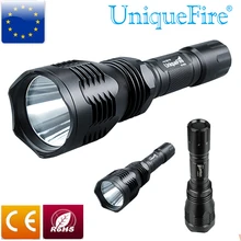 Uniquefire 1200LM фонарик UF-HS-802 XM-L2 5 Режим черный фонарь из закаленного стекла объектив дальний фонарь ударопрочный