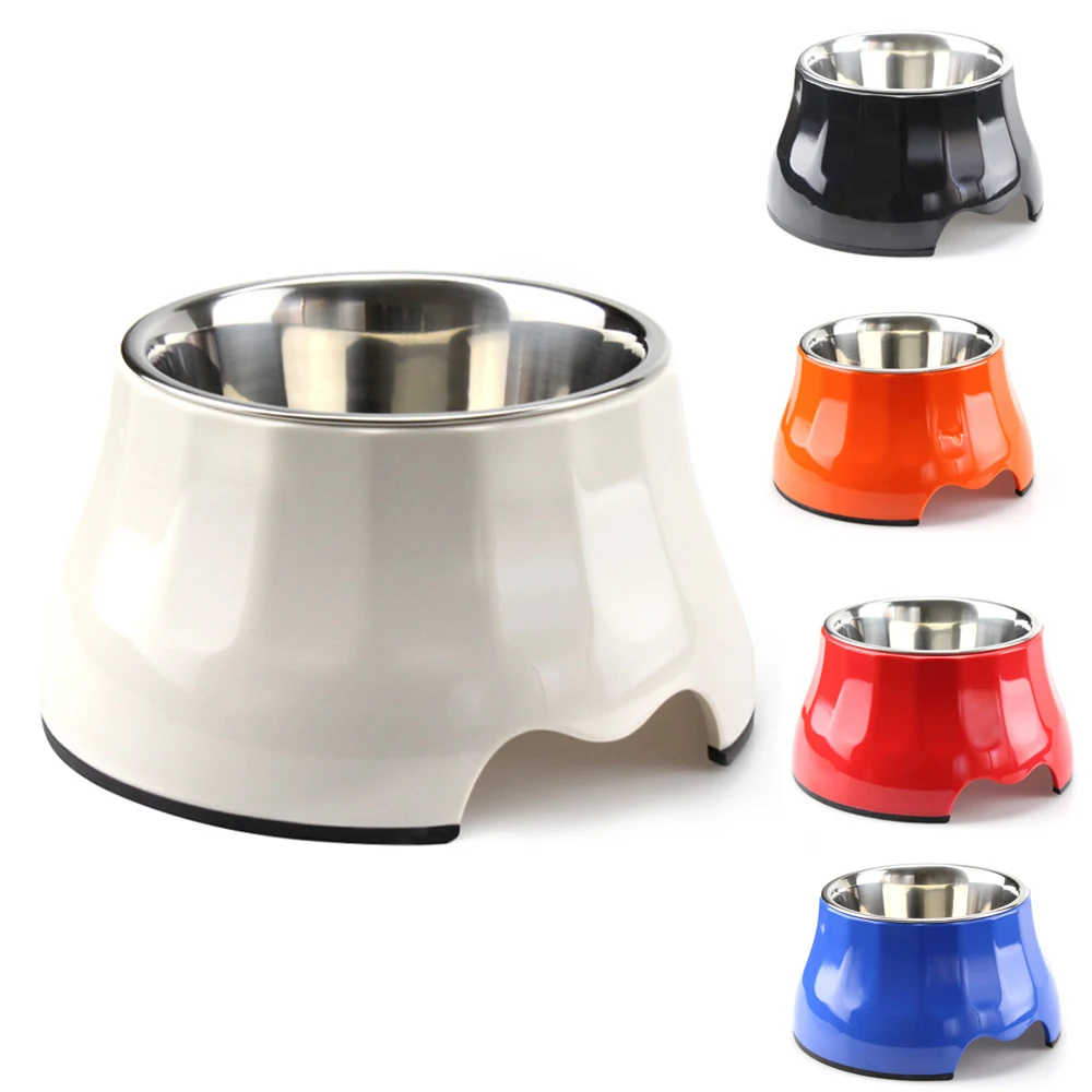 New Raised Dog Bowls Non-skid Melamine Feeding Station for Cozy Eating Dishwasher Safe for Long Legged Dogs