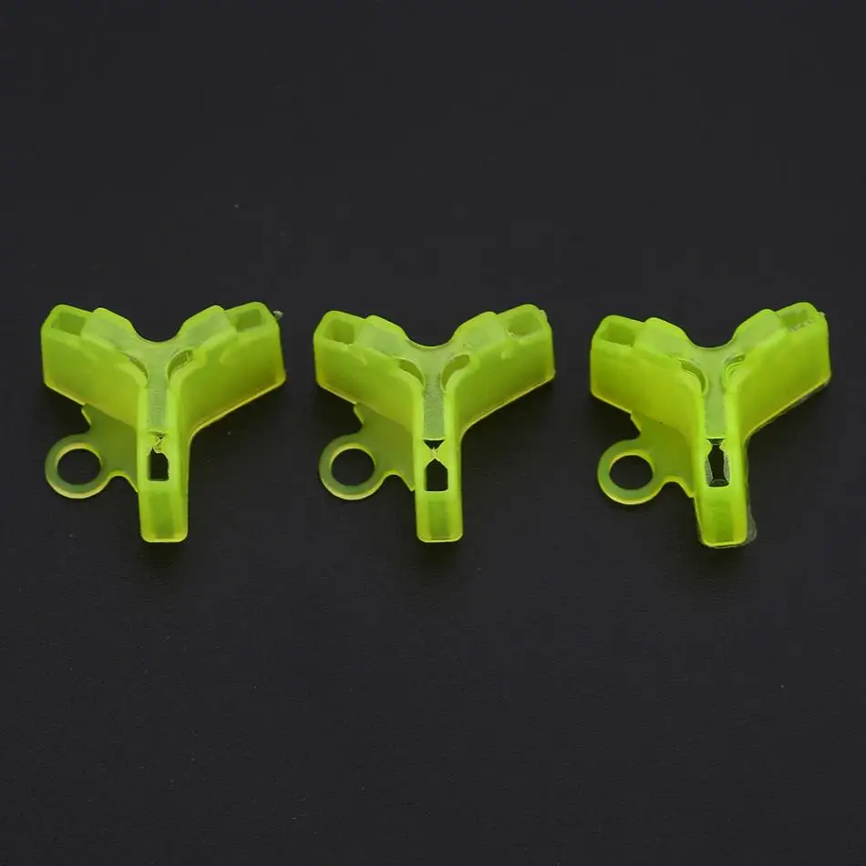 Buy 50 pcs/Set Fishing Jig Covers Fluorescent Yellow