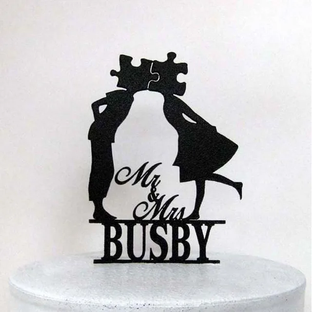 personalized wedding cake topper