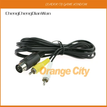 

ChengChengDianWan 1.8m AV Audio Video Cable Cord Lead For Sega Generation Mega Drive 1 Master System Genesis 1 Cable 10pcs/lot