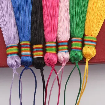 

20PCS X 33CM Long Fringe Trim Tassels Colorful Caps f DIY Craft Making Jewelry Curtain Phone Clothing Pillow Bookmark Decoration
