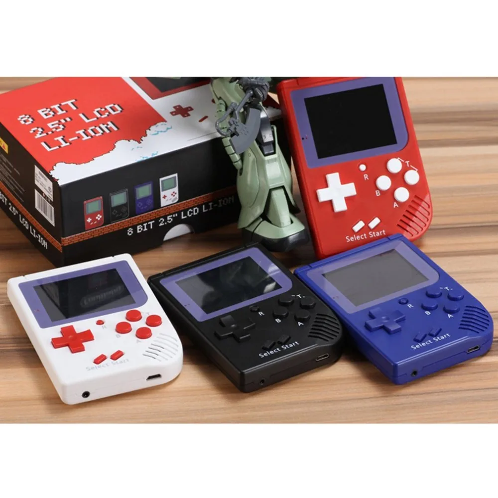 Портативная игровая консоль видеоигра 8 бит ретро мини карманный встроенный 129 классические игры для ребенка Ностальгический плеер