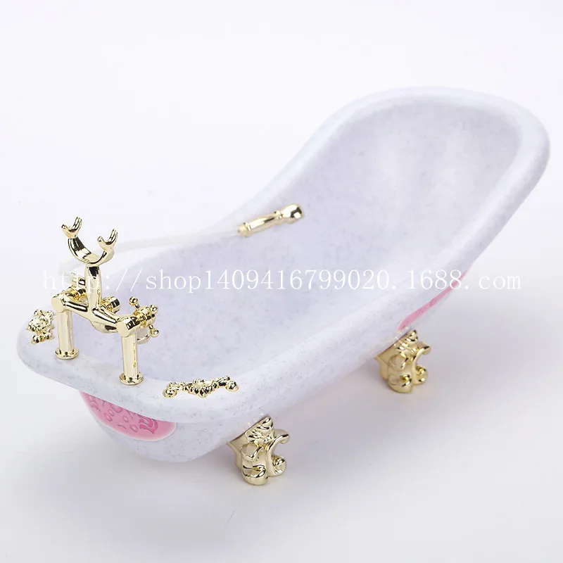 حالة ل باربي الحمام اكسسوارات أثاث دمية طقم هدايا فتاة ألعاب أطفال الأطفال العب المنزل محاكاة جناح حمام لعبة