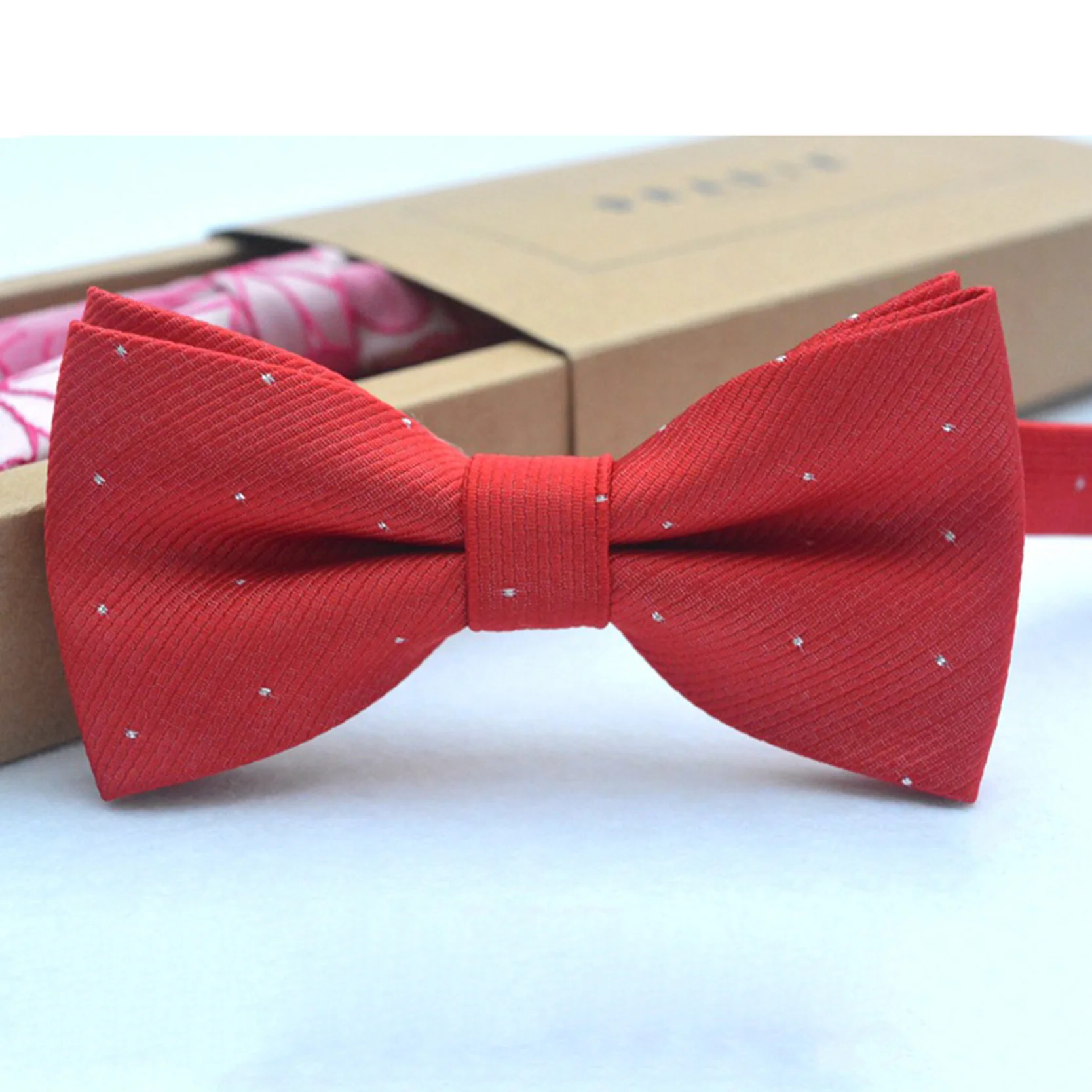 

Brand new fashion popular butterfly gravata party bowtie wedding bow tie for boys girls candy color dot pattern bowknot